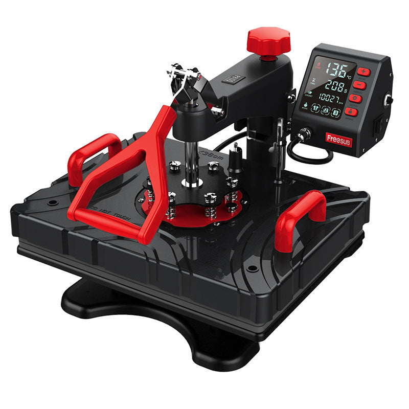 Heat Press 12x15, 5 in 1 Heat Press Machine for T Shirts, Tumblers Glass and Plates